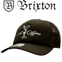 【限定セール】Brixton ブリクストン Out Of Office High Profile Trucker Mesh Cap トラッカー メッシュ ハイプロファイル メッシュ キャップ 帽子 正規品 ユニセックス 男女兼用 ストリート アメカジ アウトドア