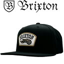 【限定セール】Brixton ブリクストン Roller Medium Profile Snapback Cap ミディアムプロファイル スナップバック キャップ 帽子 正規品 ユニセックス 男女兼用 ストリート アメカジ アウトドア