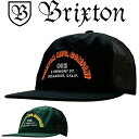 【限定セール】Brixton ブリクストン Haven High Profile Trucker Mesh Cap トラッカー メッシュ ハイプロファイル メッシュ キャップ 帽子 正規品 ユニセックス 男女兼用 ストリート アメカジ アウトドア
