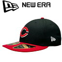 【限定セール】New Era ニューエラ 59Fifty Cap 5950 ベースボール キャップ MLB Cincinnati Reds Low Profile Cap シンシナティ レッズ ローキャップ Black ブラック MLB 野球 帽子 正規品 ユニセックス 男女兼用 ストリート