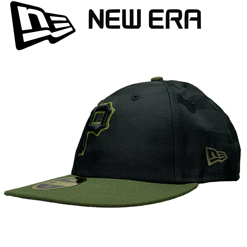 New Era ニューエラ 59Fifty Cap 5950 ベースボール ロープロファイル キャップ MLB Pittsburgh Pirates Low Profile ピッツバーグ パイレーツ LP Cap Black ブラック NY MLB 野球 帽子 正規品 ユニセックス 男女兼用 ストリート