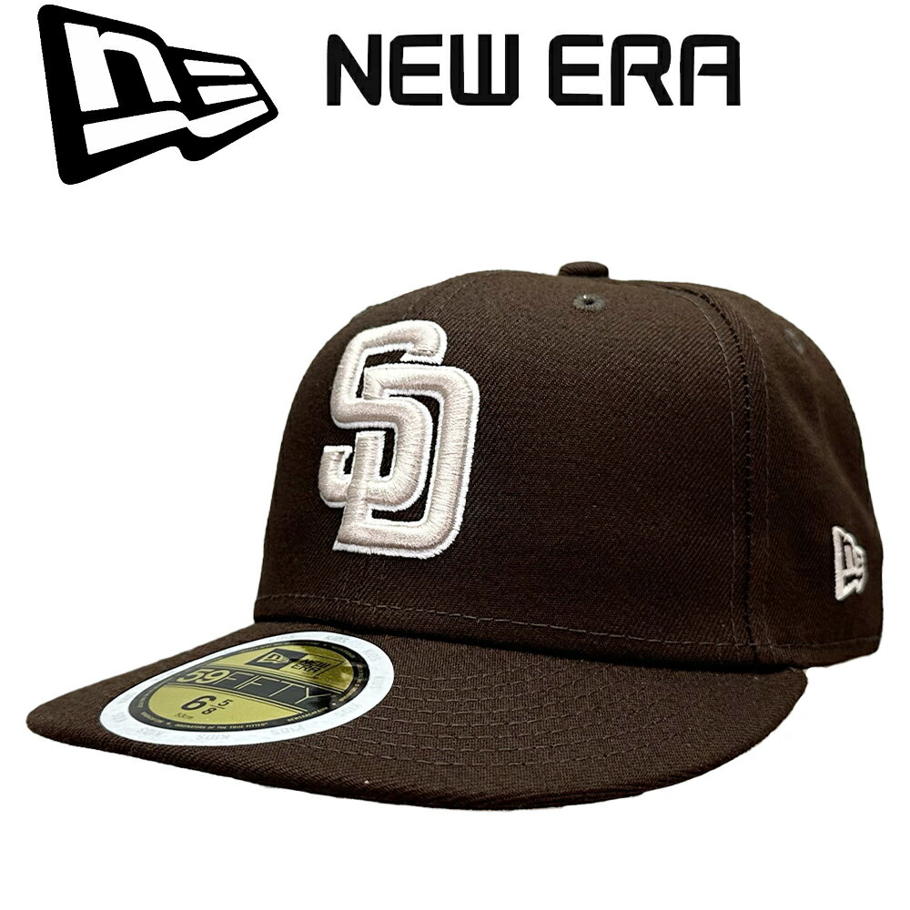 New Era ニューエラ 59Fifty Cap 5950 ベースボール 子供用 キャップ MLB San Diego Padres On Field Kid's Cap サンディエゴ パドレス オンフィールド 子供用 キッズ Cap Brown ブラウン MLB 野球 帽子 正規品 ストリート