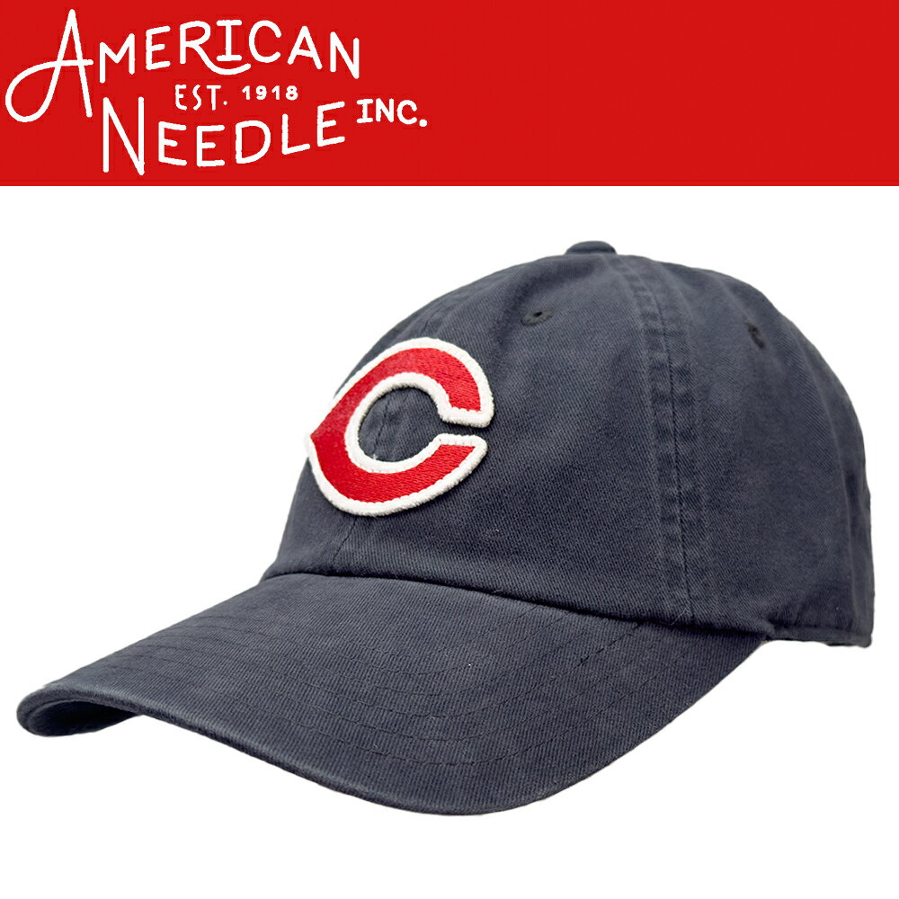 American Needle アメリカンニードル Achieve Cap Cincinnati Tigers シンシナティタイガース ローキャップ Negro League ニグロリーグ Navy ネイビー 野球 帽子 正規品 ユニセックス 男女兼用 ストリート