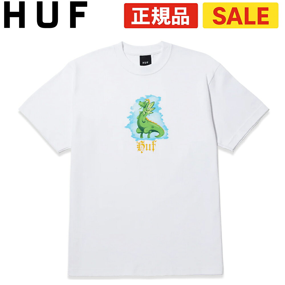 乐天商城 - 【限定セール】HUF ハフ Fairy Tale 半袖 Tシャツ メンズ トップス クルーネック ロゴ プリント カットソー ストリート スケート アメカジ サーフ系 ファッション 人気 ブランド 定番 おしゃれ 正規品 USAモデル