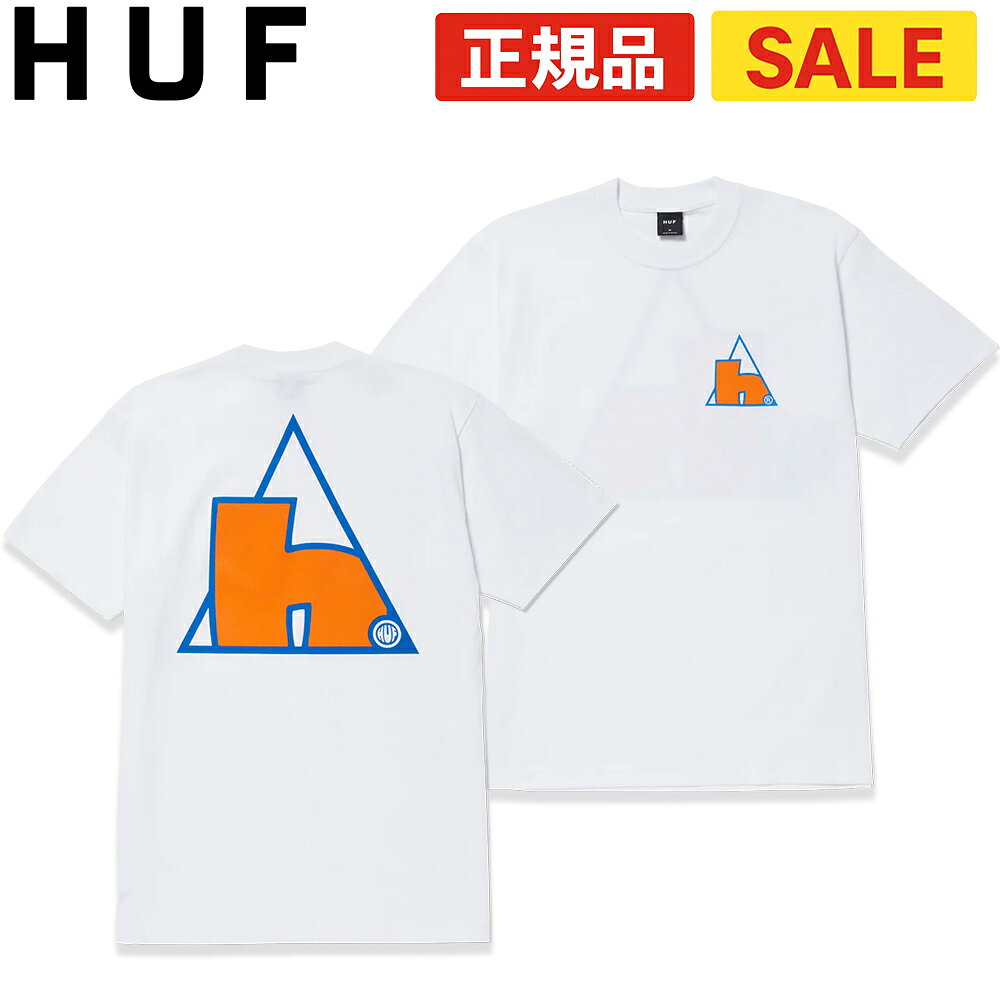 【限定セール】Huf ハフ High Tide 半袖 Tシャツ トップス プリント クルーネック ロゴ プリント カットソー ストリート スケート アメカジ サーフ系 ファッション 人気 ブランド 定番 おしゃれ 正規品 USAモデル