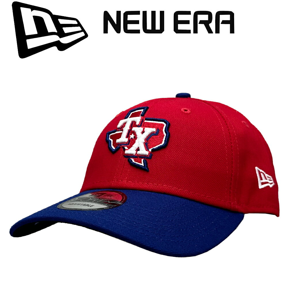 New Era ニューエラ 9Forty Cap 940 ローキャップ MLB Texas Rangers テキサス レンジャーズ Red レッド 野球 帽子 正規品 ユニセックス 男女兼用 ストリート