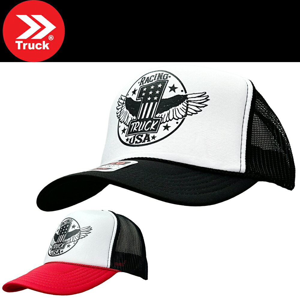 【限定セール】Truck Brand トラックブランド Racing Mesh Trucker Snapback Cap レーシング スナップ..