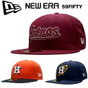 【限定セール】New Era ニューエラ 59Fifty Cap ヒューストン アストロズ Houston Astros 5950 ベースボール キャップ ML...