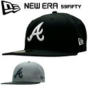 【待望の再入荷】New Era ニューエラ 59Fifty Cap アトランタ ブレーブス Atlanta Braves 5950 ベースボール キャップ ML...