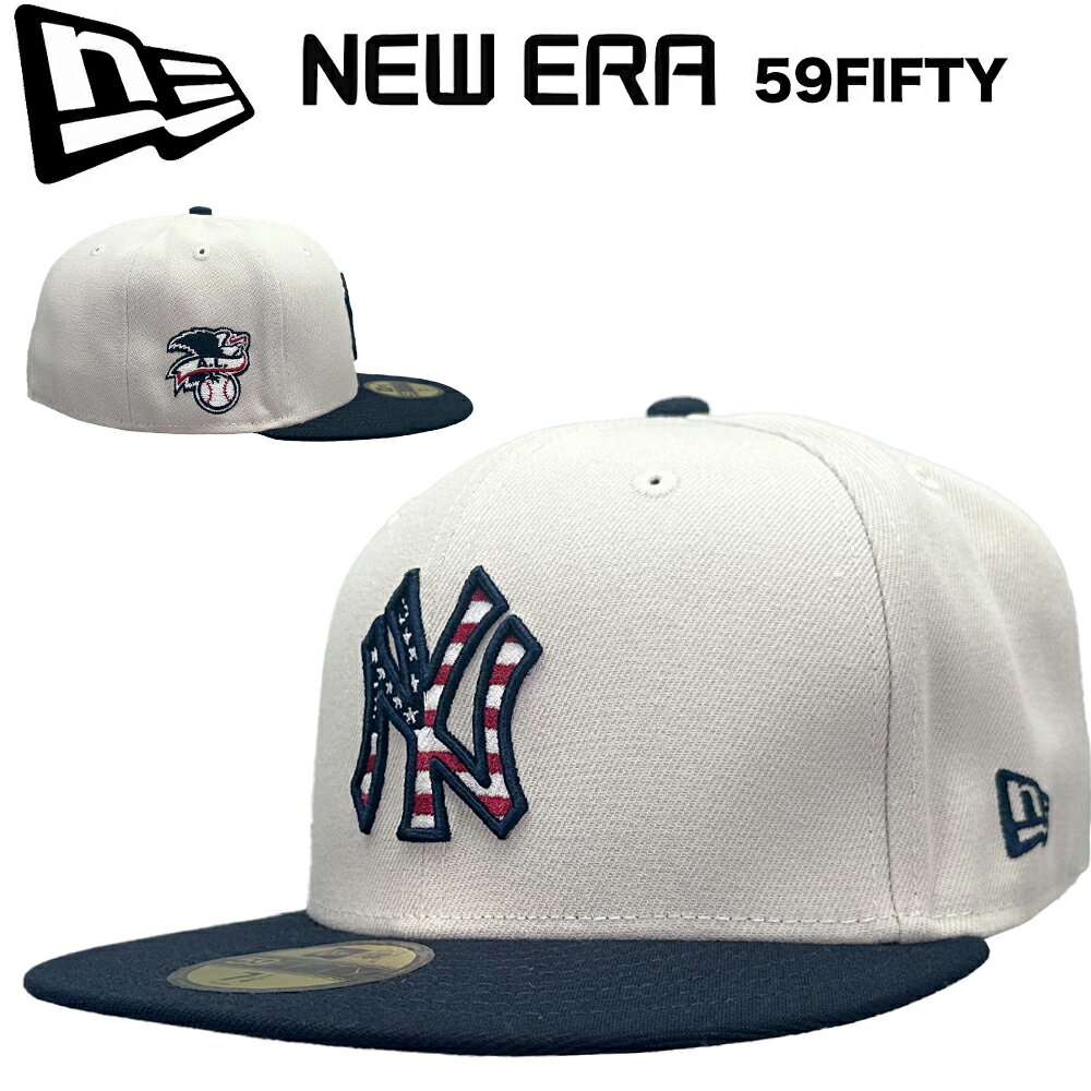 【限定セール】New Era ニューエラ キャップ 59Fifty ニューヨーク・ヤンキース New York NY Yankees ネイビー 紺 グレー ベースボール キャップ メジャーリーグ オーセンティック フラットバイザー 帽子 人気 ブランド