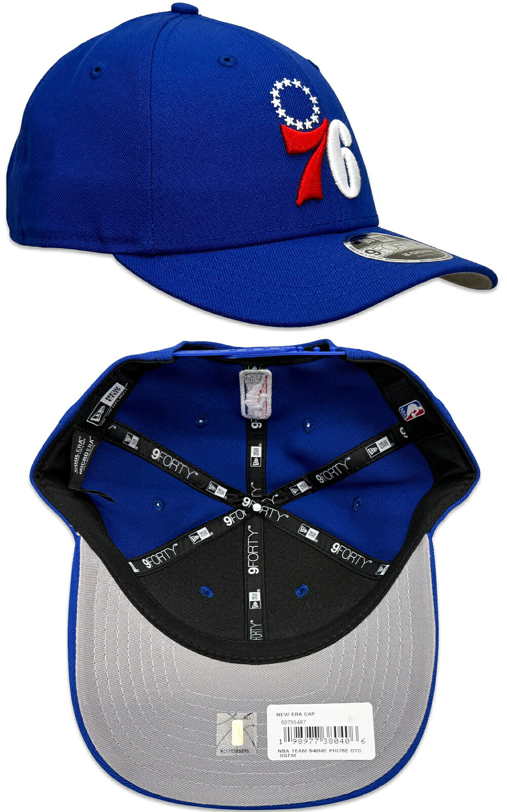 【2026新作モデル】New Era ニューエラ 9FORTY フィラデルフィア・セブンティシクサーズ キャップ スナップバック 調整可能 刺繍ロゴ メンズ レディース 通気性 ストリート スケート 人気 おしゃれ ブランド 正規品 USAモデル chapman-10001391 Chapman サンプル画像3