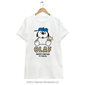 スヌーピー SNOOPY PEANUTS オラフ Olaf 半袖 Tシャツ ビスケット 家族 お揃い レディース メンズ S M L LL 綿 ギフト プリント