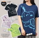 スヌーピー Tシャツ 半袖 トップス ドライ プリント SNOOPY PEANUTS