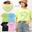 スヌーピー Tシャツ 半袖 トップス オラフ ドライ プリント SNOOPY PEANUTS