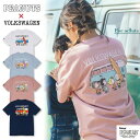 スヌーピー ピーナッツ フォルクス ワーゲン Tシャツ 半袖 トップス コラボ SNOOPY PEANUTS VOLKSWAGEN