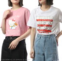 ハローキティ Tシャツ 半袖 プリント サンリオ キャラクターズ