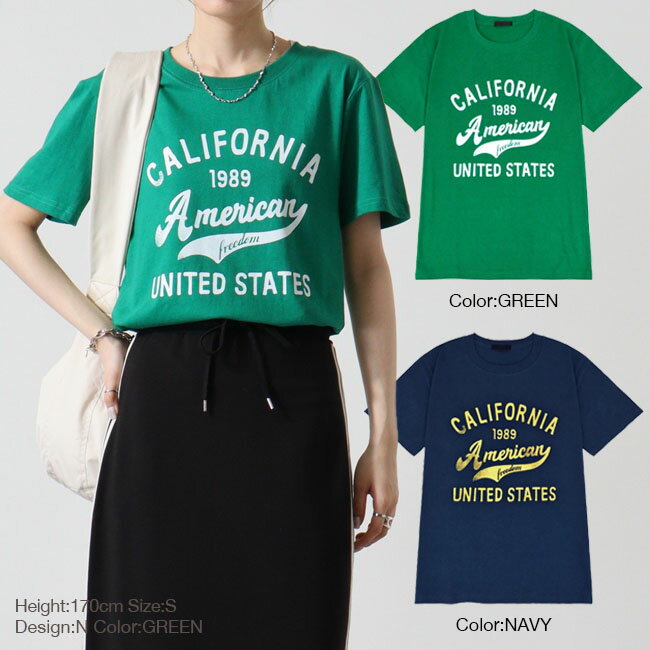 メンズ プリント Tシャツ トップス カットソー シンプル 半袖 ラウンドネック メンズ レディース ペア 夏 カリフォルニア