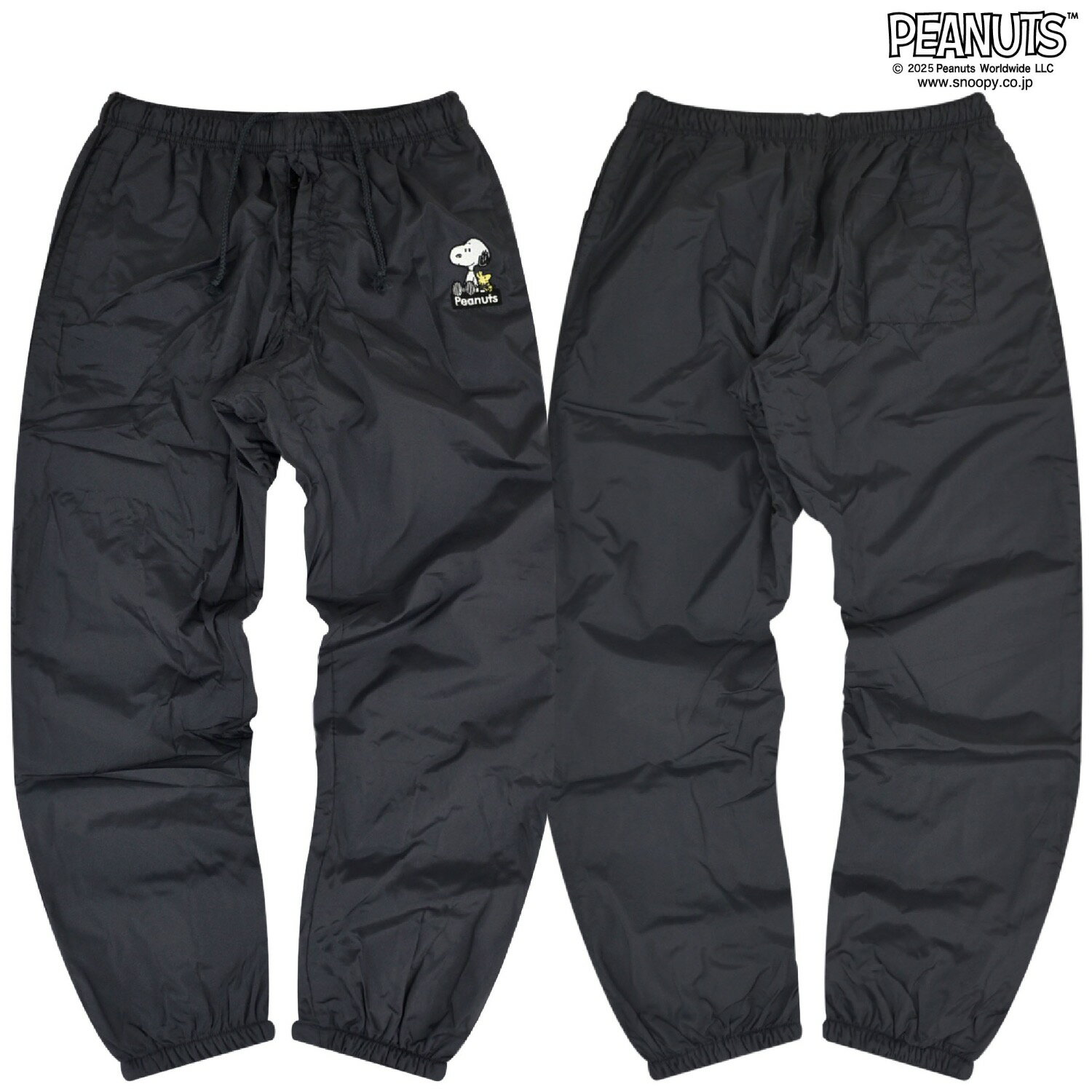 スヌーピー パンツ ズボン ボトムス マイクロポ パイピング 刺繍 SNOOPY PEANUTS