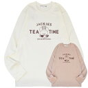 くまのがっこう Tシャツ 長袖 レディース ジャッキー プリント(4)