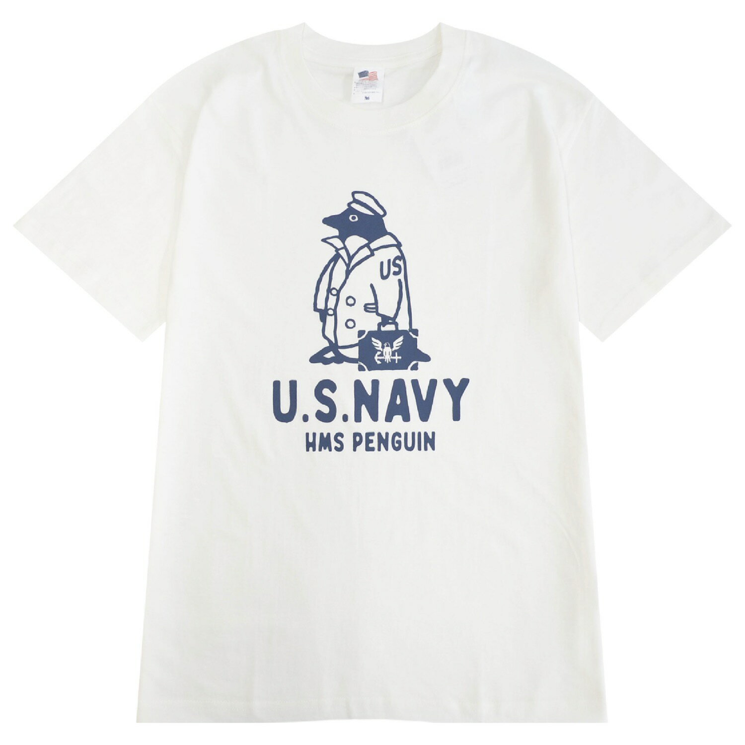 メンズ プリント Tシャツ メンズ 夏 服 アメリカ 綿 100% メール便 USA コットン お揃い ユニセックス オフホワイト サックス