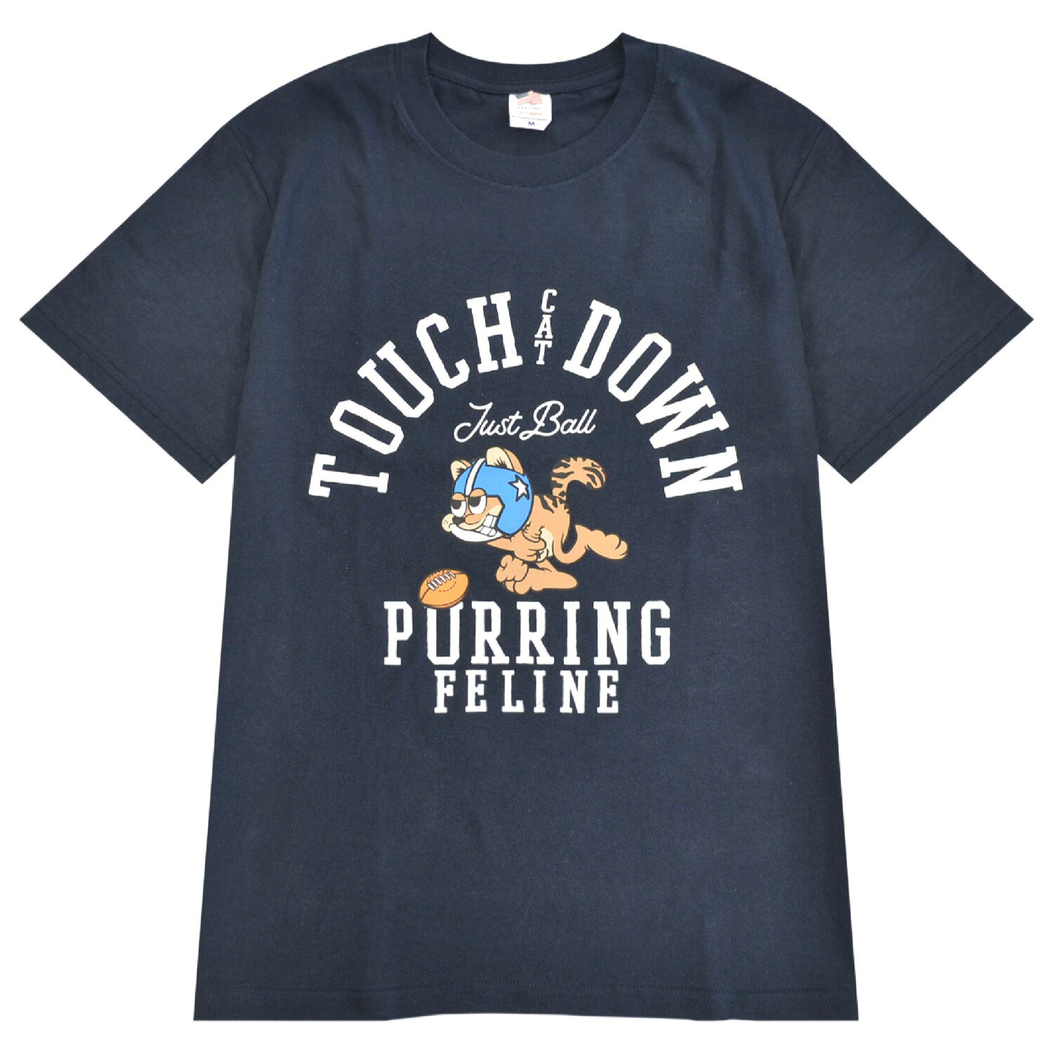 メンズ プリント Tシャツ メンズ 夏 服 アメリカ 綿 100% メール便 USA コットン お揃い ユニセックス ネイビー オフホワイト