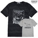 スヌーピー Tシャツ 半袖 メンズ プリント SNOOPY PEANUTS