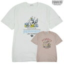 スヌーピー Tシャツ 半袖 トップス キャンプ アウトドア プリント SNOOPY PEANUTS