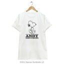 スヌーピー SNOOPY PEANUTS アンディ Andy キャラクター モフモフ 半袖 Tシャツ レディース メンズ S M L LL 綿 プリント