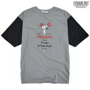 スヌーピー Tシャツ 半袖 ドロップショルダー プリント PEANUTS SNOOPY