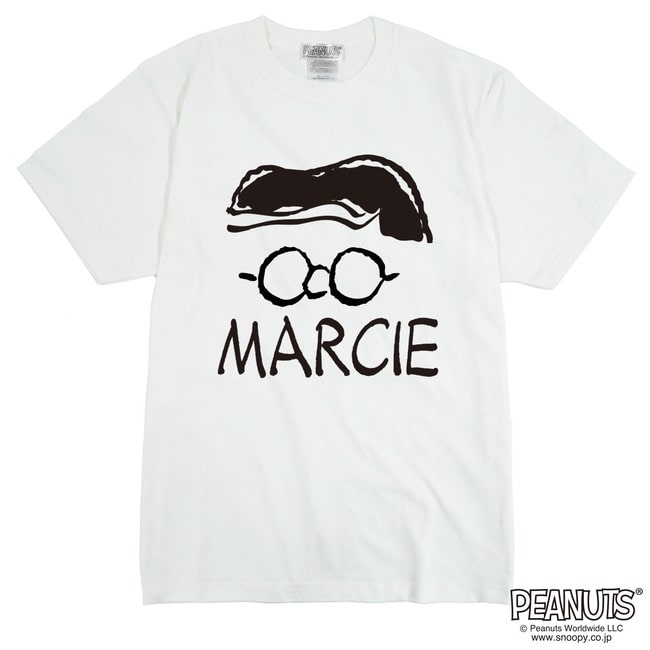 スヌーピー SNOOPY PEANUTS マーシー marcie 半袖 Tシャツ メンズ レディース キャラクター S M L LL 綿 フェイスプリント