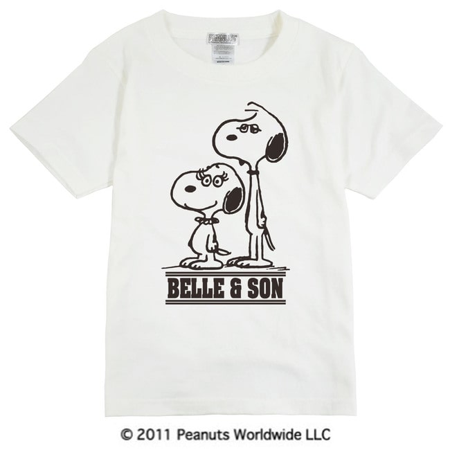 乐天商城 - レトロ ヴィンテージ スヌーピー ベル 妹 子供服 半袖 Tシャツ キッズ 110 130 150 スヌーピーいわく ピンクパンサー