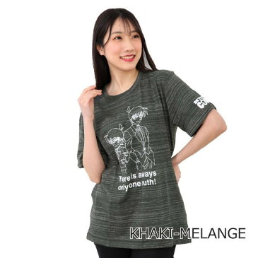 名探偵コナン コナン 工藤新一 ボーダー プリントTシャツ レディース メンズ 兼用