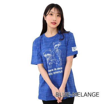 名探偵コナン コナン 工藤新一 ボーダー プリントTシャツ レディース メンズ 兼用