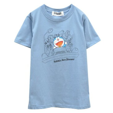 ドラえもん グッズ のび太の 新恐竜 映画 公開記念 キッズ Tシャツ ホワイト ブルーグレー 子供サイズ 110 120 130