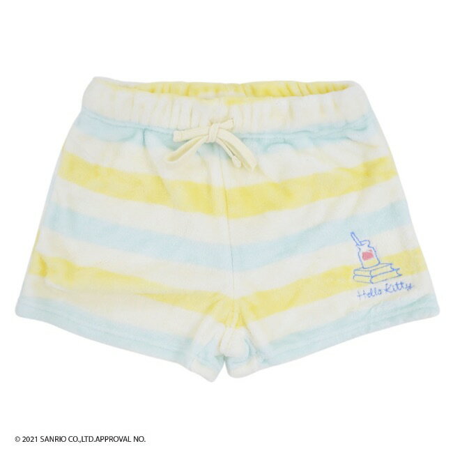 ハローキティ　ショートパンツ　フリース　素材 サンリオ キャラクターズ