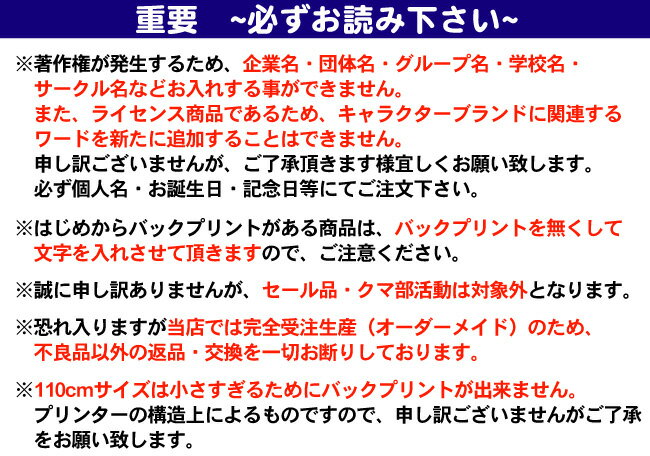 名入れ お名前 プリント券 (120サイズ~4...の紹介画像3