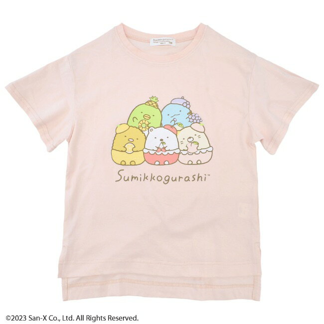 すみっコぐらし キッズ Tシャツ 半袖 フリル サンエックス 春夏 San-x