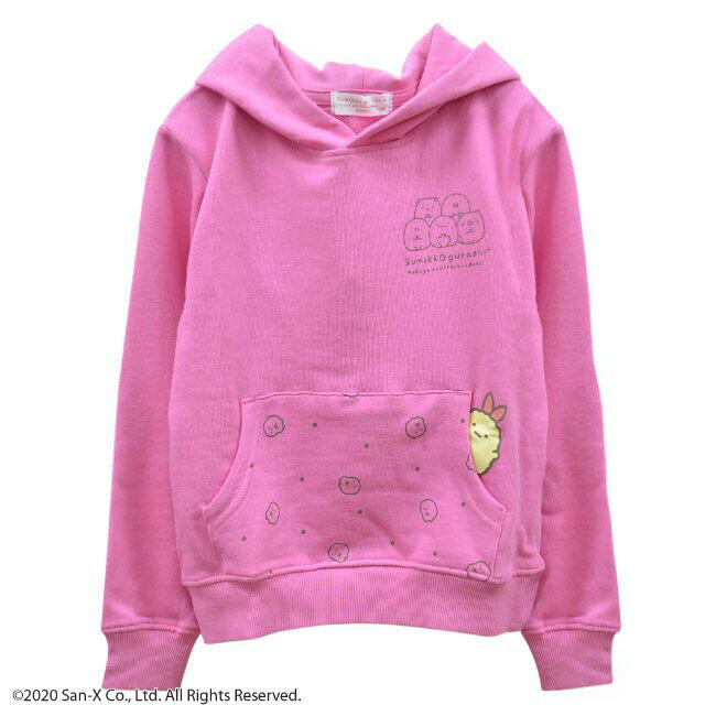 すみっコぐらし スウェット 綿 パーカー 子供 KIDS えびふらいのしっぽ とかげ ねこ しろくま ぺんぎん 映画 すみっこ 暮らしのサムネイル