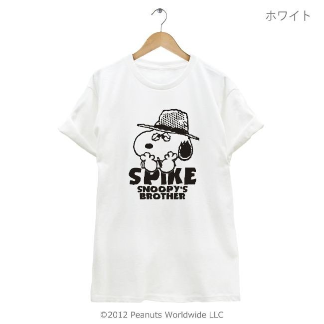 スヌーピー SNOOPY'S BROTHER スパイク 半袖Tシャツ メンズ レディース S M L XL ホワイト グレー ピンク サックス ベージュ