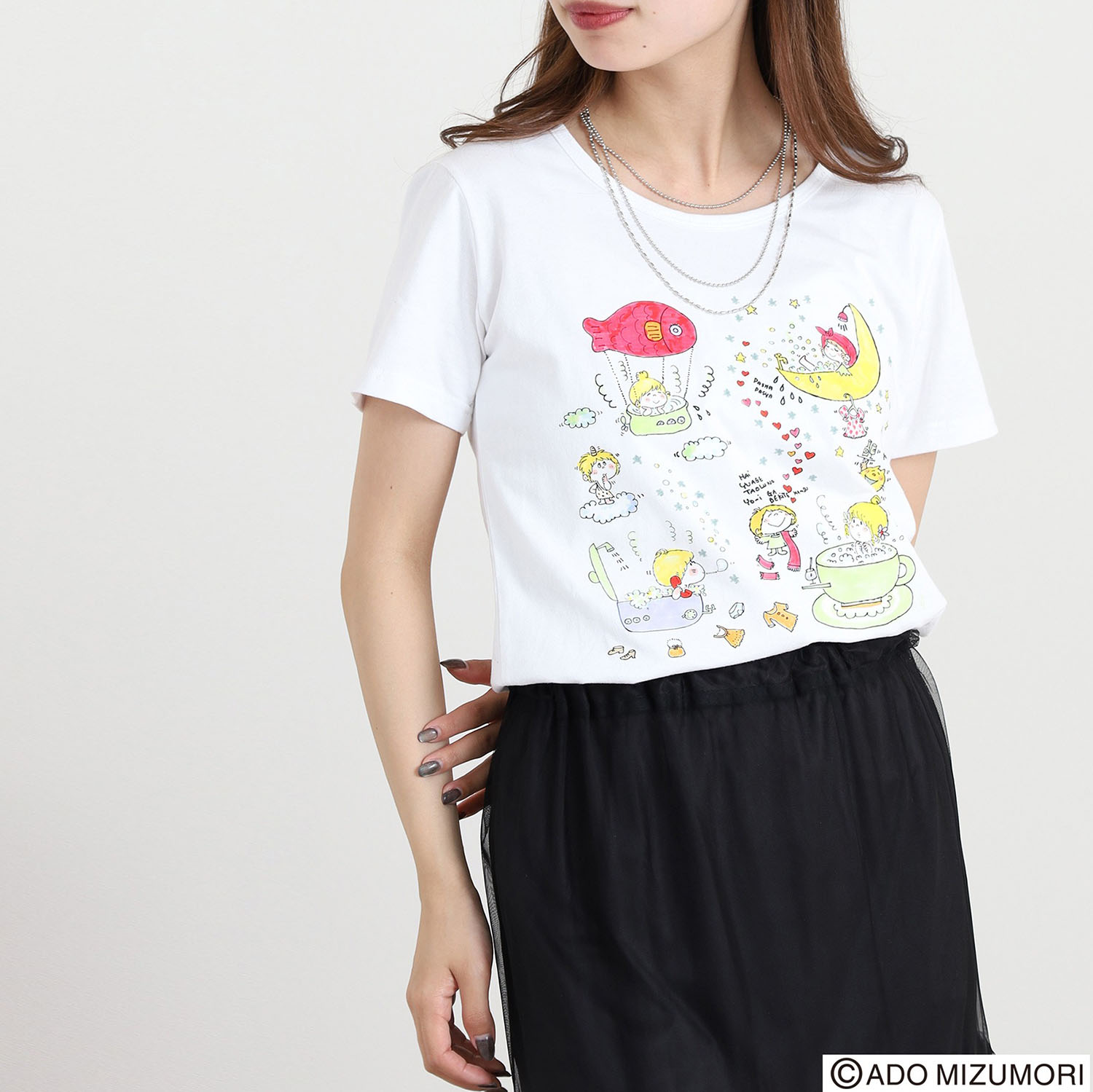 Ado アド 半袖 カットソー プリント サイズXL ブラック 楽天市場】adoグッズ（Tシャツ・カットソー｜トップス）：レディース