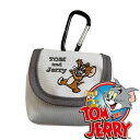 トムとジェリー ゴルフボールポーチ ジェリー ボールケース 3個用 ボールホルダー ベルトポーチ 小物入れ ポーチ ボール入れ ゴルフボール 小型ポーチ 白 ホ...