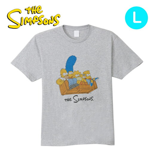 The Simpsons(ザ・シンプソンズ)キャラクターグッズ ソファーTシャツ Lサイズ|綿混 ユニセックス ゆったりシルエット SSD1166 The Simpsons(ザ・シンプソンズ)キャラクターグッズ ソファーTシャツ Lサイズ|綿混 ユニセックス ゆったりシルエット SSD1166