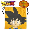 ドラゴンボール DRAGONBALL 孫悟空ミニ 巾着|大容量|給食袋 小学校 子供 メイク・小物入れ・お弁当箱入れにも|かわいい キャラクターグッズ TE16...
