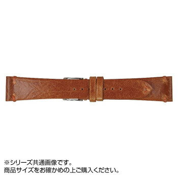 Emitta(エミッタ) 時計バンド ウーガ 19mm キャメル (美錠:銀) EU-C19