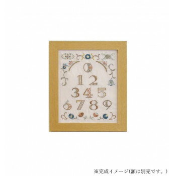 GARDEN PARTY フランス刺しゅうサンプラー Level2 ナンバーサンプラー GP-K11