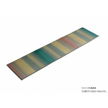 い草 キッチンマットFジーグ 43×180cm GY 1081880135105