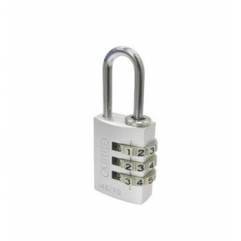 ABUS(アバス) ナンバー可変式南京錠 145-30 シルバー・00721248 ABUS(アバス) ナンバー可変式南京錠 145-30 シルバー・00721248