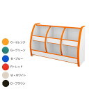 知育家具 EVAキッズシリーズ おもちゃばこ 幅95cm OB-95M O・オレンジ(3)