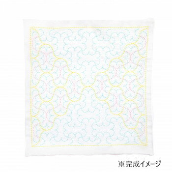 刺し子の花ふきんキット 和(Nagomi) 半丸つなぎ(Hanmarutsunagi) SK463
