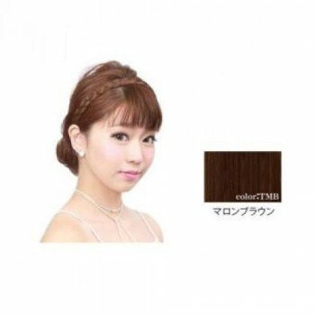 プリシラ みつあみウィッグ バンド PG-01 耐熱 TMB・マロンブラウン プリシラ みつあみウィッグ バンド PG-01 耐熱 TMB・マロンブラウン